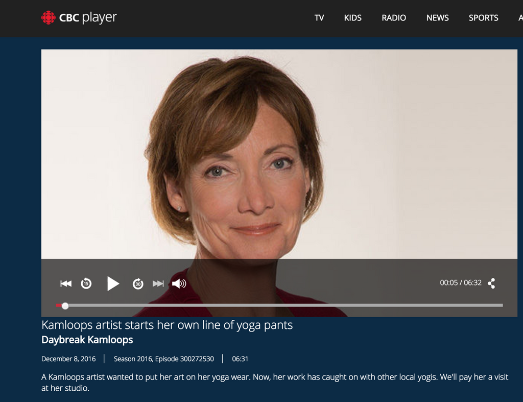 CBC Radio came to Kristina's Studio!