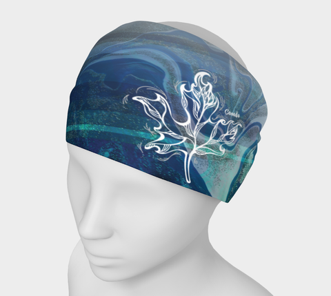 Canada Marble, Blue Green - Headband