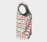 Tartan with a Twist, Candy Cane - Tank Top