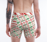 Tartan with a Twist, Candy Cane - Boxer Briefs