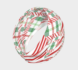 Tartan with a Twist, Candy Cane - Headband