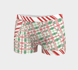 Tartan with a Twist, Candy Cane - Boyshorts