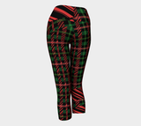 Tartan with a Twist, Festive - Yoga Capris