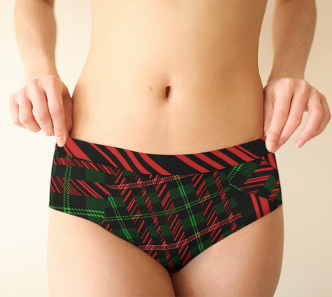 Tartan with a Twist, Festive - Cheeky Briefs