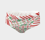 Tartan with a Twist, Candy Cane - Cheeky Briefs