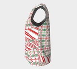 Tartan with a Twist, Candy Cane - Tank Top