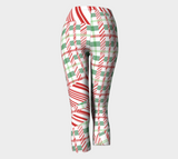 Tartan with a Twist, Candy Cane - Capris