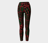 Tartan with a Twist, Festive - Yoga Leggings