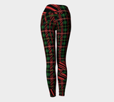 Tartan with a Twist, Festive - Yoga Leggings