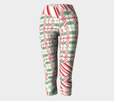 Tartan with a Twist, Candy Cane - Capris