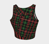 Tartan with a Twist, Festive - Crop Top