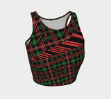 Tartan with a Twist, Festive - Crop Top