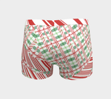 Tartan with a Twist, Candy Cane - Boyshorts