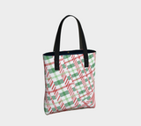 Tartan with a Twist, Candy Cane - Urban Tote