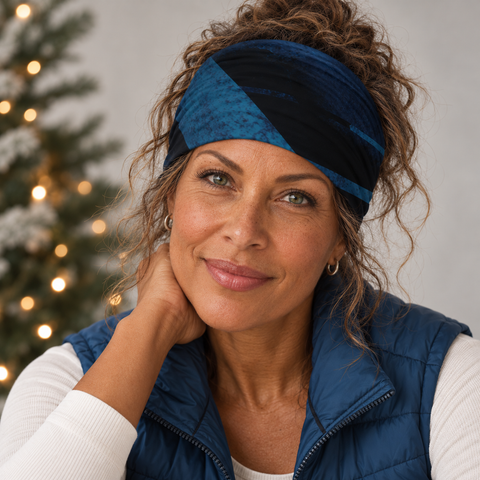 Earthtones Abyss Blue - Headband