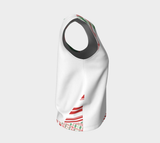 Tartan with a Twist, Candy Cane Simple - Tank Top