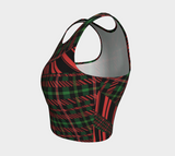 Tartan with a Twist, Festive - Crop Top