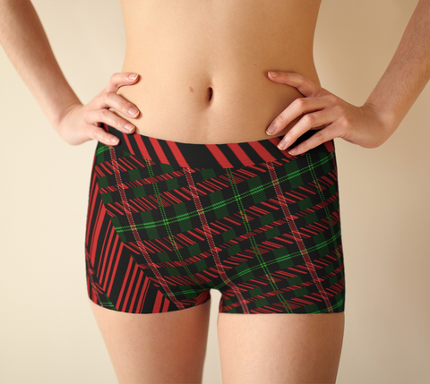 Tartan with a Twist, Festive - Boyhorts