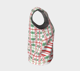 Tartan with a Twist, Candy Cane - Tank Top