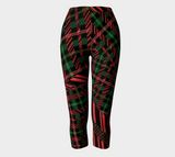 Tartan with a Twist, Festive - Capris
