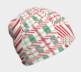 Tartan with a Twist, Candy Cane - Beanie