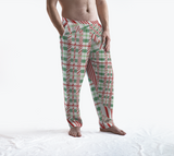 Tartan with a Twist, Candy Cane Simple - Lounge Pants