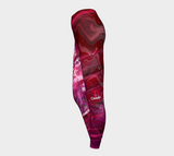 Canada Marble - Multi Pink Red - Leggings