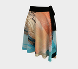 Lotus Creamsicle - Wrap Skirt