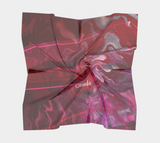 Canada Marble, Pink Red - Square Scarf