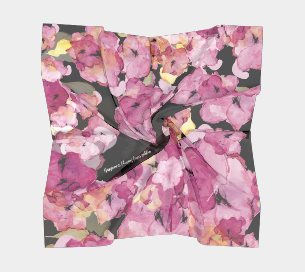 Happiness Blooms - Square Scarf