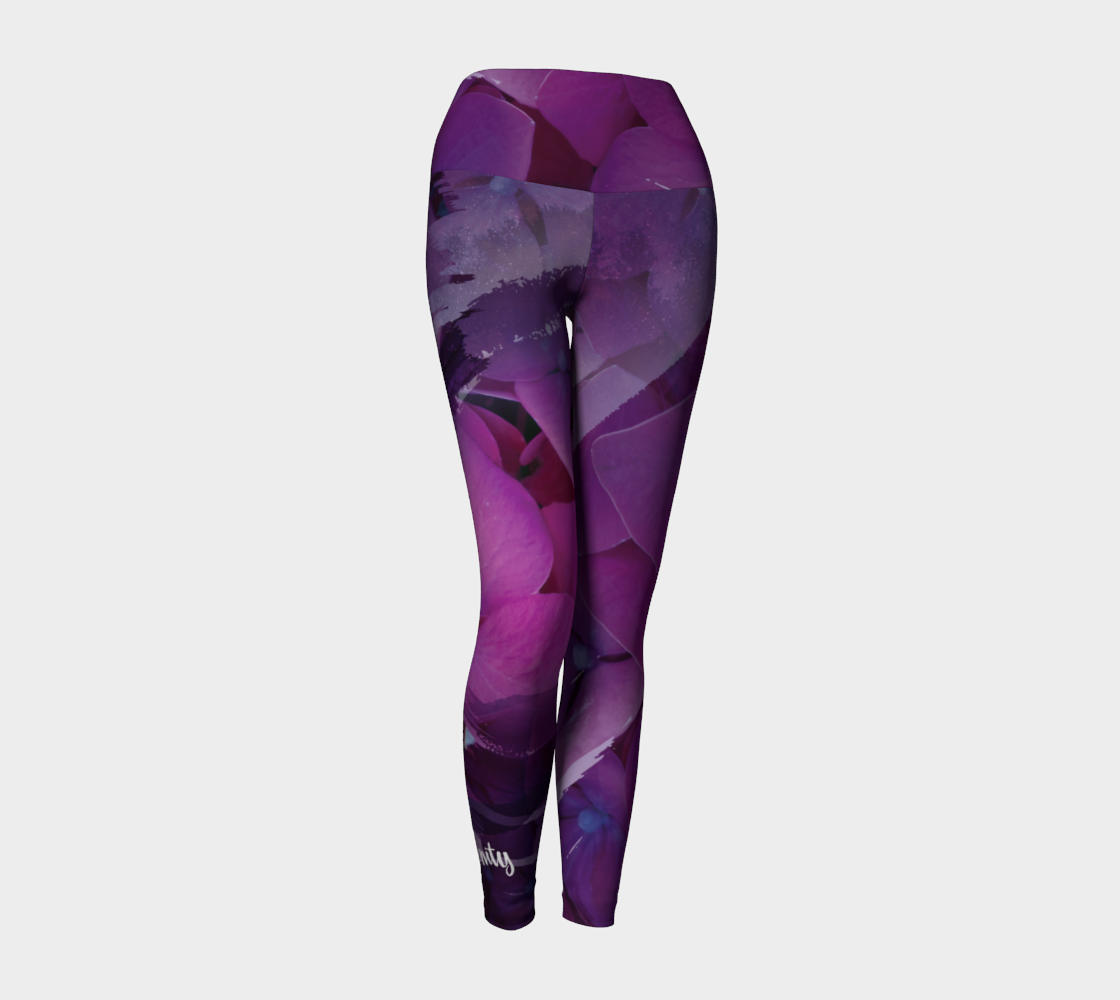Mosaic of Me, Purple Dark - Yoga Leggings – Kristina Benson Art
