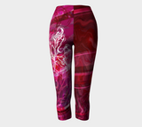Canada Marble - Multi Pink Red - Capris