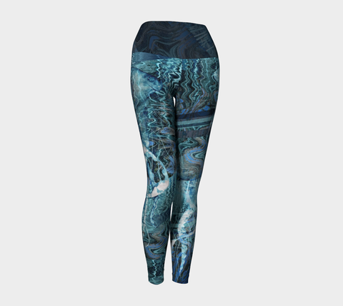 H2OM  Ocean Surfaces women's solid color yoga leggings