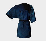 Earthtones Abyss Blue - Kimono Robe