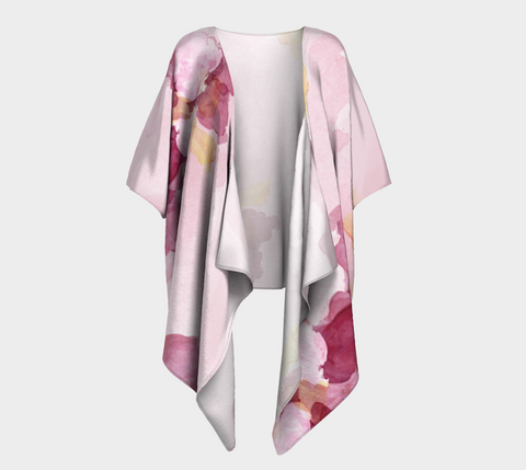 Happiness Blooms  - Draped Kimono