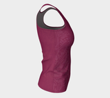 Good Vibes Magenta - Fitted Tank Top