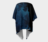 Earthtones Abyss Blue - Draped Kimono