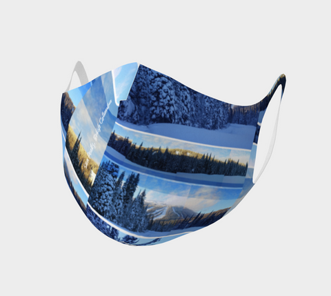 Sun Peaks Resort - Face Covering - Double Knit Poly