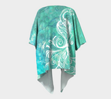 I Rise Seafoam - Draped Kimono