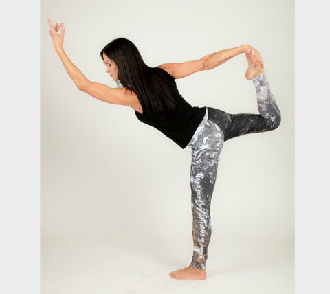 Strength of Ice - Yoga Leggings – Kristina Benson Art