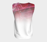 Canada Marble, Pink Red - Loose Tank Top
