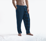 Tartan with a Twist, Blue - Unisex Lounge Pants