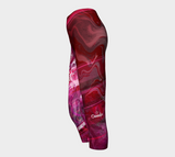 Canada Marble - Multi Pink Red - Capris