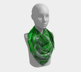 Canada Marble, Green - Square Scarf