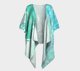 I Rise Seafoam - Draped Kimono