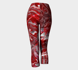 Canada Marble - Red - Capris