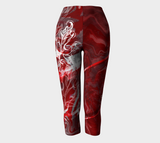 Canada Marble - Red - Capris