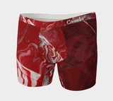Canada Marble, Red - Men's Boxer Briefs