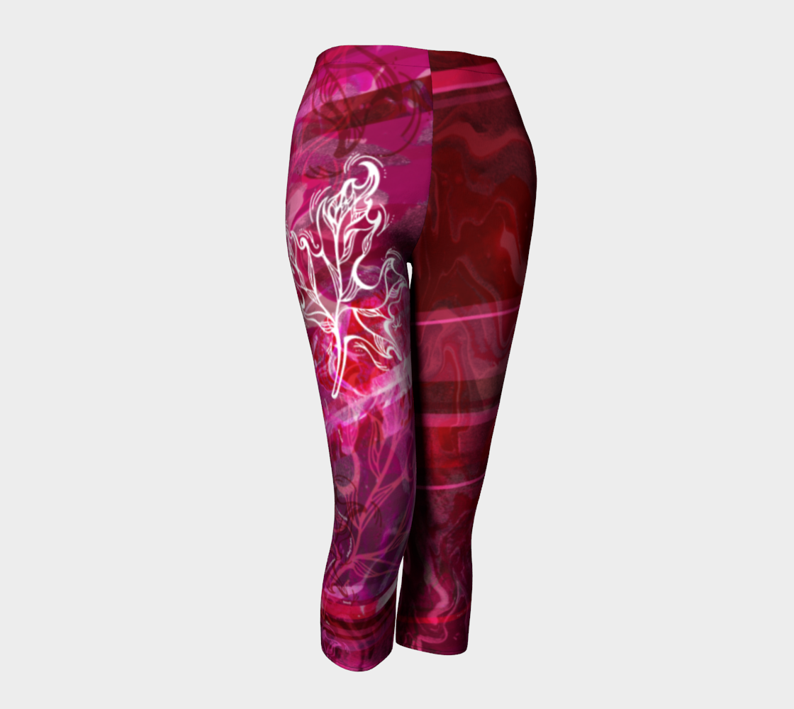 Pink 2025 capris leggings