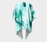 Infinite Love Turquoise - Draped Kimono